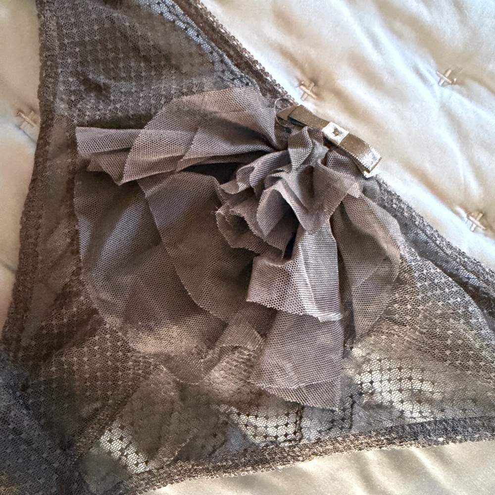 Victoria's Secret Black sexy vintage Lace Panties